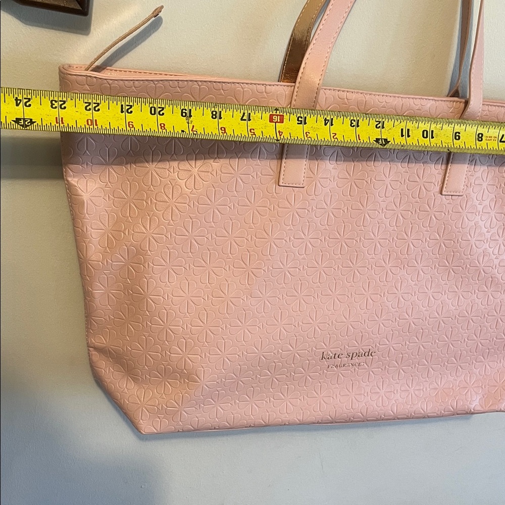 Kate Spade Blush Pink Embossed Tote - Picture 3 of 8